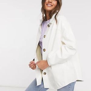 Vinyl White Jacket